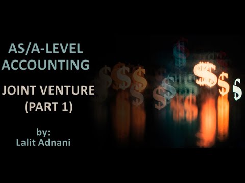 AS/A Level Accounting - Joint venture - Method 1 - SEPARATE BOOKS maintained