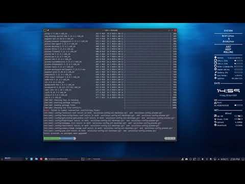 ArcoLinux : 1951 PLASMA manual intervention - remove arcolinux-config-all-desktops-git
