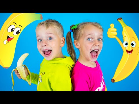 Banana Song | Nursery Rhymes & Kids Songs with Gaby and Alex