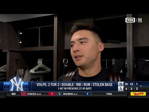 Anthony Volpe collects pair of hits in win over White Sox