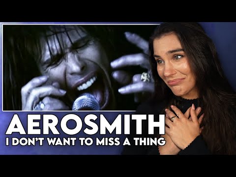BEAUTIFUL & TIMELESS!! First Time Reaction to Aerosmith - "I Don't Want to Miss a Thing"