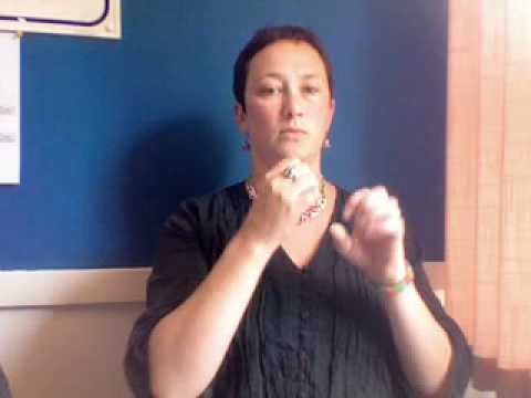How to Sign Sack in Auslan