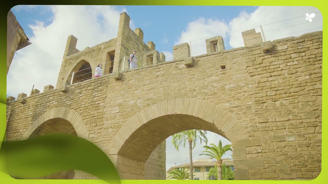 Restoration of sections of the walls of Alcúdia