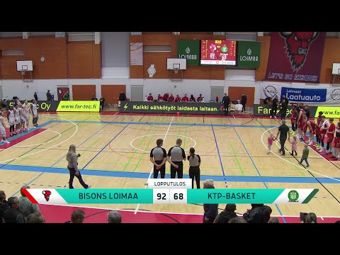 Bisons Loimaa vs. Ktp-Basket - Game Highlights