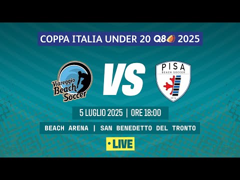 Beach Soccer 2025, Coppa Italia Under 20 Q8 I FARMAÈ VIAREGGIO BS VS PISA BS | Edizione 2025