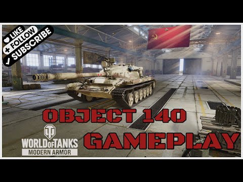 World of Tanks Console Russian Medium Tank OBJ.140 Gameplay (created by JBMNT_SVK_)