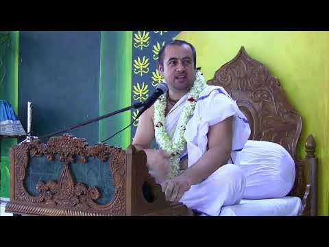 H.G. Vagish dasa gave an English S.B. 10.1.40 class in Mayapur