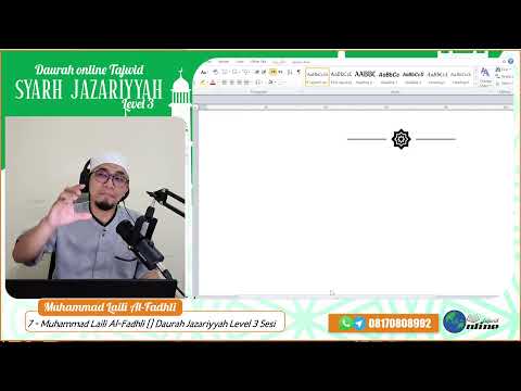 Jazariyyah Level 1 2024 - Sesi 7 - Muhammad Laili Al-Fadhli