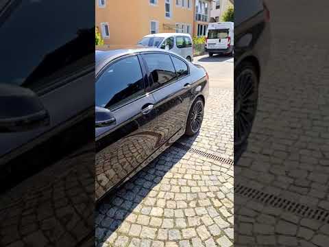 BMW F10 Jatoba Metallic mit Keskin KT15 8,5x20 vorne und 9,5x20 hinten gepulvert in Gunmetal Candy