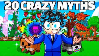 I Tested EVERY CRAZY Myth in Roblox Grow A Garden