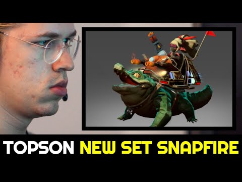 TOPSON Snapfire with New Diretide 2022 Collector Cache Set — 22min GG 7.32d Dota 2