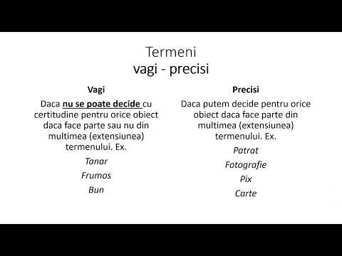 Termenii Logica Bacalaureat