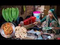 Gujarati Village Morning Kitchen Routine Village Cooking Bhindi Masala Recipe