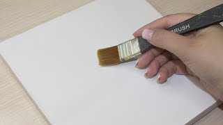 How to paint a quiet, snowy afternoon winter with acrylics 🌨 ❄️