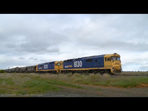 7739V Pacific National Grain Train - PoathTV Australian Railways