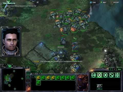 StarCraft II WoL. Mission 16 - Haven's Fall