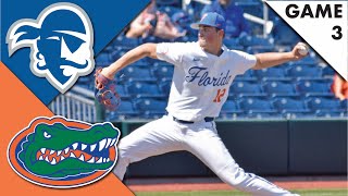 #9 Florida vs Seton Hall (GAME 3) Highlights | 2022 College Baseball Highlights
