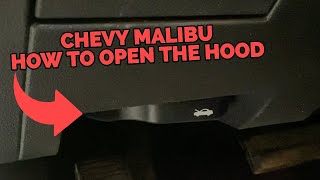 Chevy Malibu - How To Open The Hood