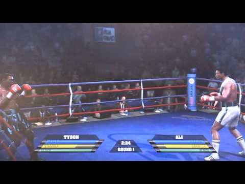 E3 09: Tyson vs Ali Gameplay Fight Night Round 4 HD