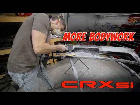 1989 CRX Rescue Part 9 - Repairing the Body Before Paint