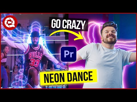 We made a SUPER EASY NEON DANCE Effect In Adobe Premiere Pro