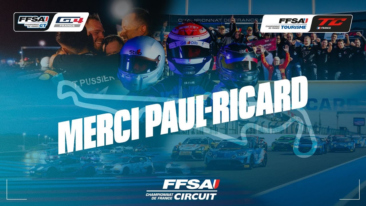 Postcard - Championnat de France FFSA des Circuits - Paul Ricard 2025