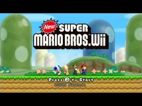New Super Mario Bros Wii - Title - Misc Computer Games
