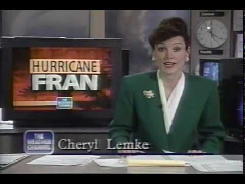 Weather Channel clips 6 AM - 7 AM Friday September 6 1996-Hurricane Fran