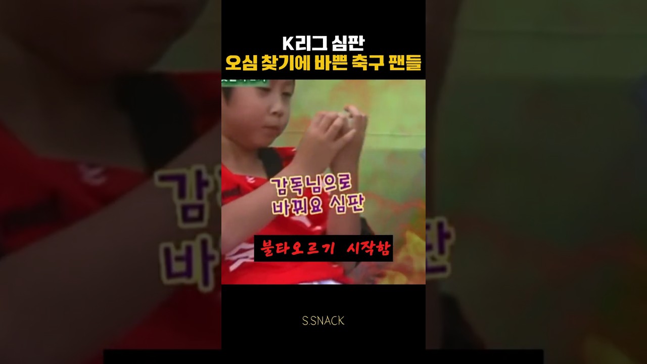 K리그 심판 오심 찾기 바쁜 축구팬들