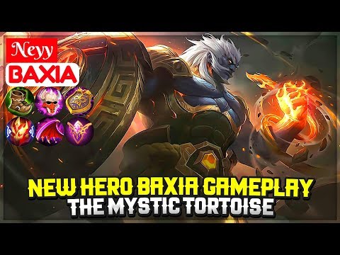 New Hero Baxia Gameplay, The Mystic Tortoise [ Neyy Baxia ]  Mobile Legends Video