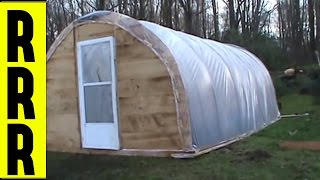 How to build a GREENHOUSE ( Do It Yourself ) CHEAP DIY, Plastic Garden Greenhouse