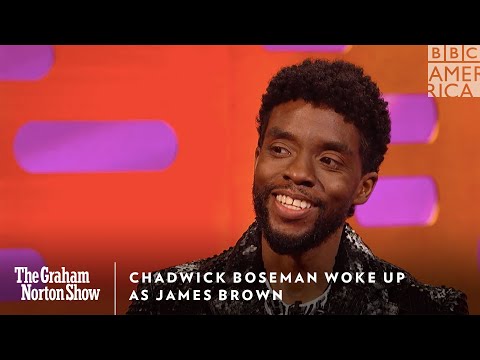 チャドウィック・ボスマンがジェームズ・ブラウンとして目覚めた｜グラハム・ノートン・ショー｜金曜@夜11時｜BBCアメリカ (Chadwick Boseman Woke Up As James Brown | The Graham Norton Show | Friday @ 11pm | BBC America)