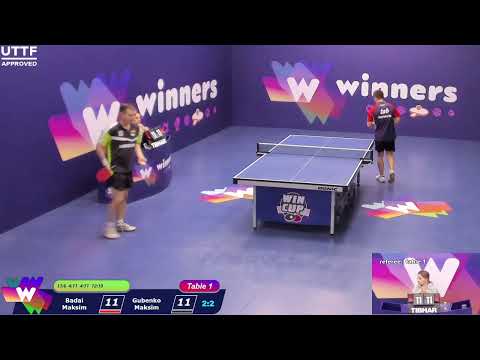 WINners CUP table 1 07.01 Badai Maksim - Gubenko Maksim 18:30