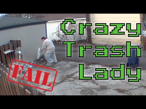 Woman dumps trash behind my Garage (Metal Gear Version)