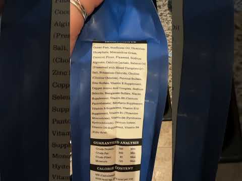 Redbarn air dried dog food in the fish formula