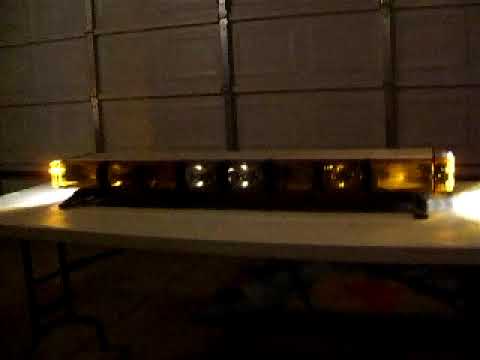Whelen 9M Lightbar Video #1