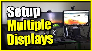 Download the video "How To Setup Dual Monitors Windows 11 (Easy Tutorial) | How To Set Up Two Monitors To One PC"