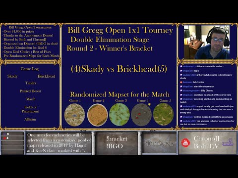 Skady vs Brickhead- Double Elimination - Round 1 - Bill Gregg Open Tournament
