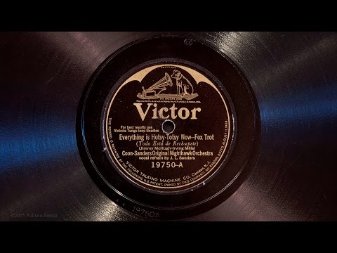 Everything is Hotsy-Totsy Now • Coon-Sanders Original Nighthawk Orchestra (Victrola Credenza)