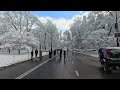 Central Park Loop By Bike After A Heavy Snowfall ️ ‍ ️ Winter NYC Ride December 14 2025 Snow
