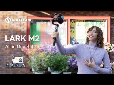 Hollyland LARK M2 DUO 2-Person Wireless Microphone System with Lightning Connector (2.4 GHz, Shine Charcoal) video