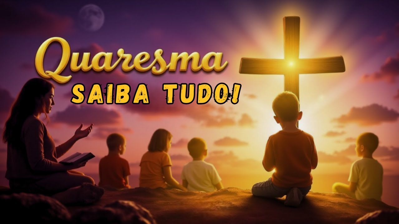 QUARESMA, TEMPO DE CONVERSÃO PARA OS CRISTÃOS. CATEQUESE INFANTIL