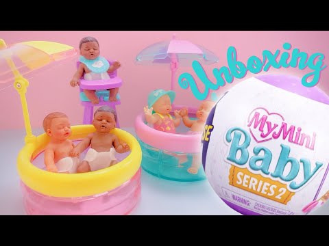 My Mini Baby Series 2 Unboxing - Miniature Silicone Babies - Miniatures - Zuru 