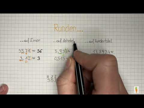 Runden von Dezimalzahlen