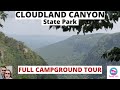 Cloudland Canyon State Park FULL Campground Tour East & West Rim. Lookout Mountain Chattanooga