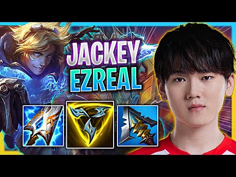 JACKEYLOVE CRAZY GAME WITH EZREAL! | TES Jackeylove Plays Ezreal ADC vs Xayah!  Season 2023