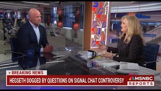 MSNBC: KATY TUR REPORTS - APRIL 24, 2025 - HEGSETH DOGGED BY SIGNALGATE FALLOUT
