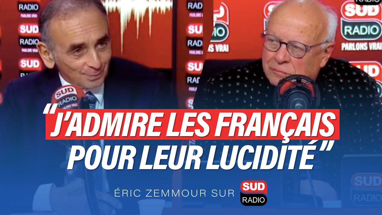 Éric Zemmour face à Bercoff : J’admire les Français pour leur lucidité