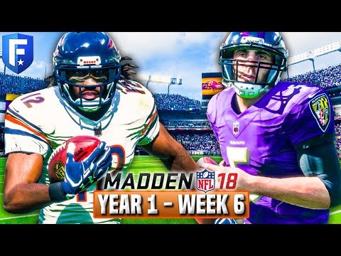 Madden 18 Bears Franchise Year 1 - Week 6 @ Ravens | Ep.7