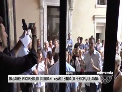 TG PADOVA (27/07/2017) - BAGARRE IN CONSIGLIO. GIORDANI : «SARO’ SINDACO PER CINQUE ANNI»